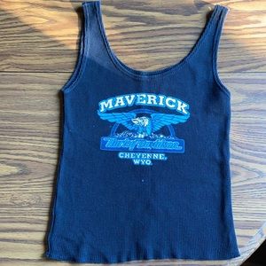 Vintage Harley-Davidson tank